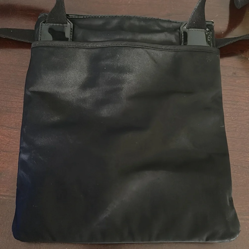 Tory Burch black nylon crossbody bag!